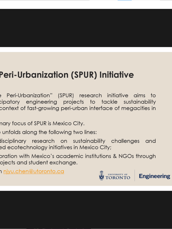 Community-based Water Management, with Dr.Yu&nbsp;Chen